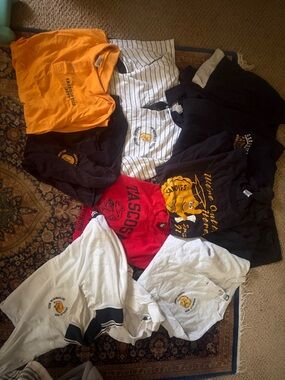 Collection of vintage 90s Amarillo High Sandies band tees and sweatshirt. L/XL